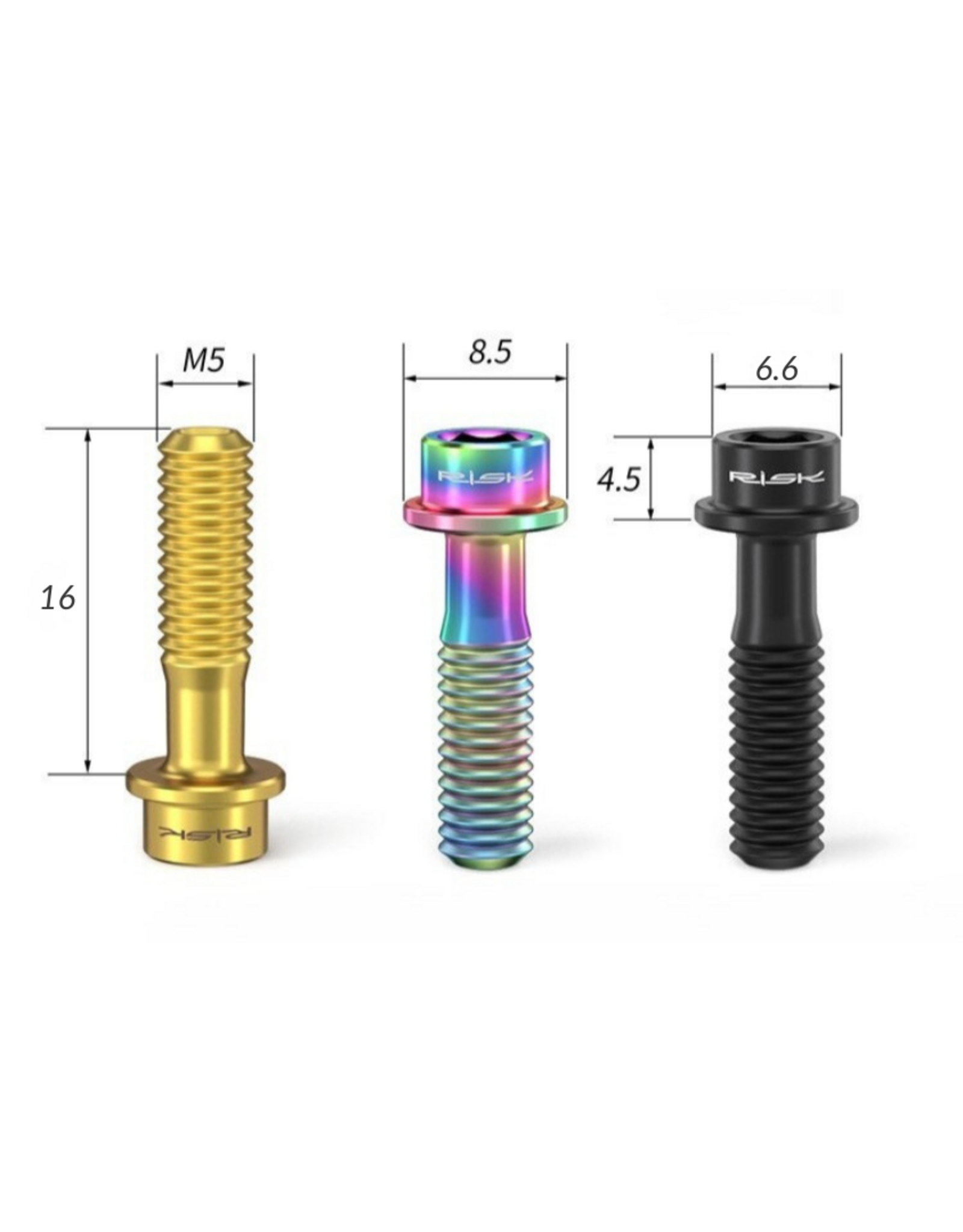 Risk Parts Risk Titanium Stem Clamp Screws RT131