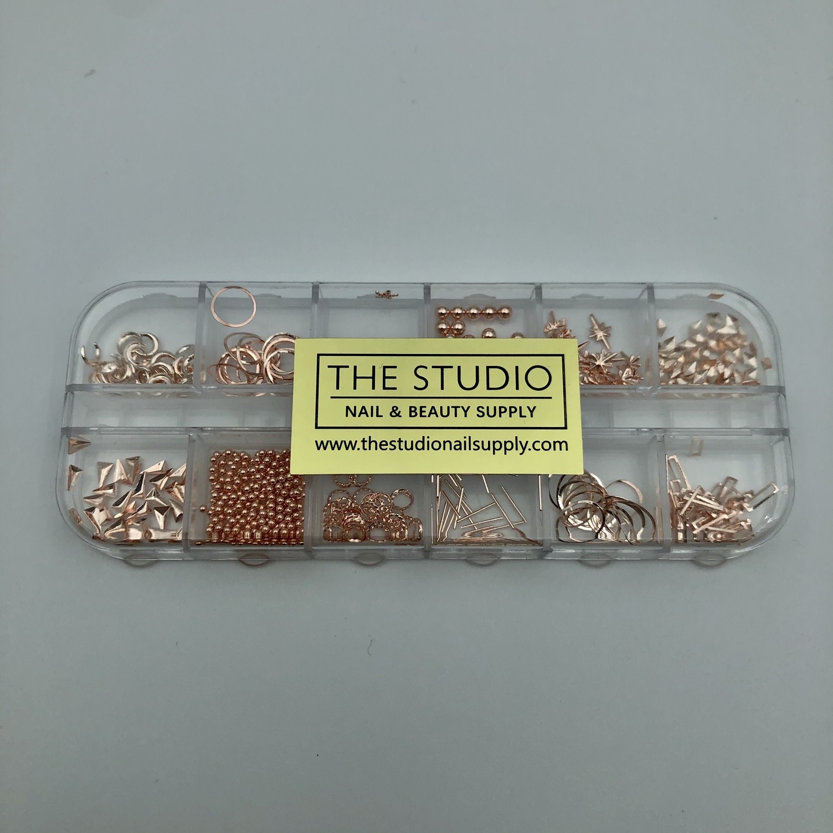 The Studio The Studio - Art Pack #030 - Rose Gold Charms - 12 pcs