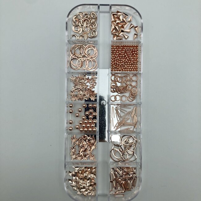 The Studio - Art Pack #030 - Rose Gold Charms - 12 pcs