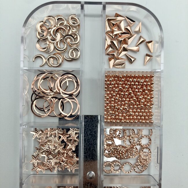 The Studio - Art Pack #030 - Rose Gold Charms - 12 pcs