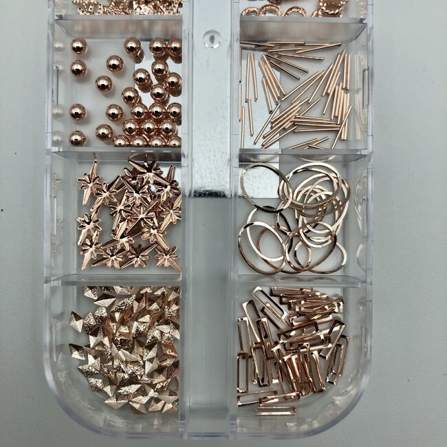 The Studio - Art Pack #030 - Rose Gold Charms - 12 pcs