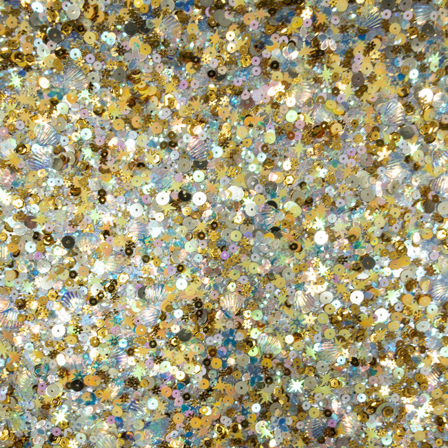 Display Photo Mat - Gold Shells