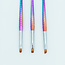 The Studio The Studio - Nail Art Gel Brush - 3 PC - Mermaid