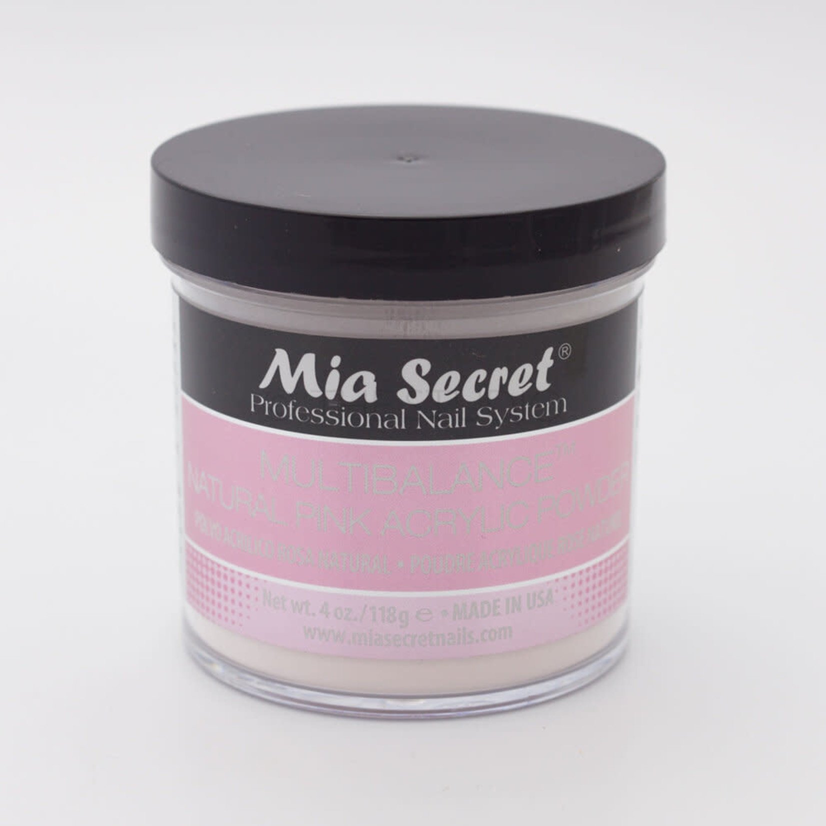 Mia Secret Mia Secret - Acrylic Powder - Multibalance Natural Pink -