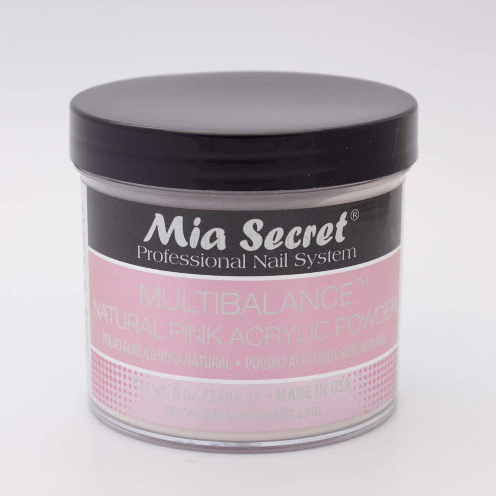 thumbnail image 2 of Mia Secret Acrylic Nail Powder White + Multibalance 2oz & Kolinsky Brush #3D 2 of 5