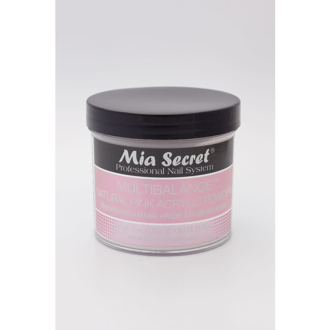 Mia Secret Mia Secret - Acrylic Powder - Multibalance Natural Pink -