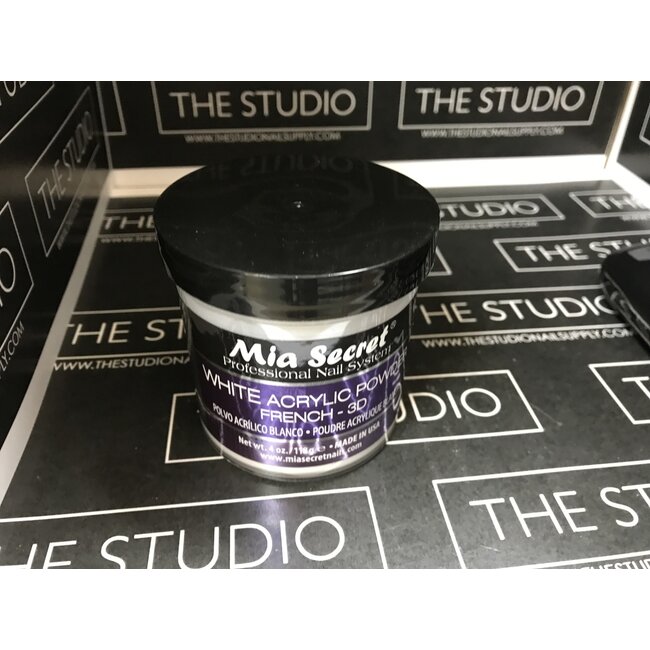 Mia Secret - Acrylic Powder - White French 3D -