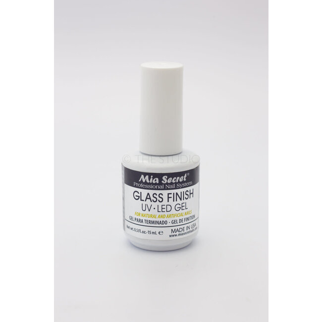 Mia Secret - Gel - Glass Finish Top Coat - No Wipe  - 0.5 oz