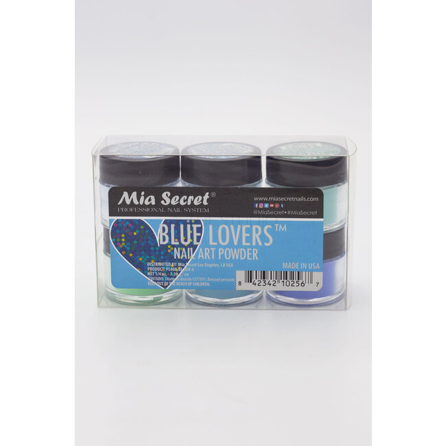 Mia Secret - Nail Art Powder - Blue Lovers - 6 count