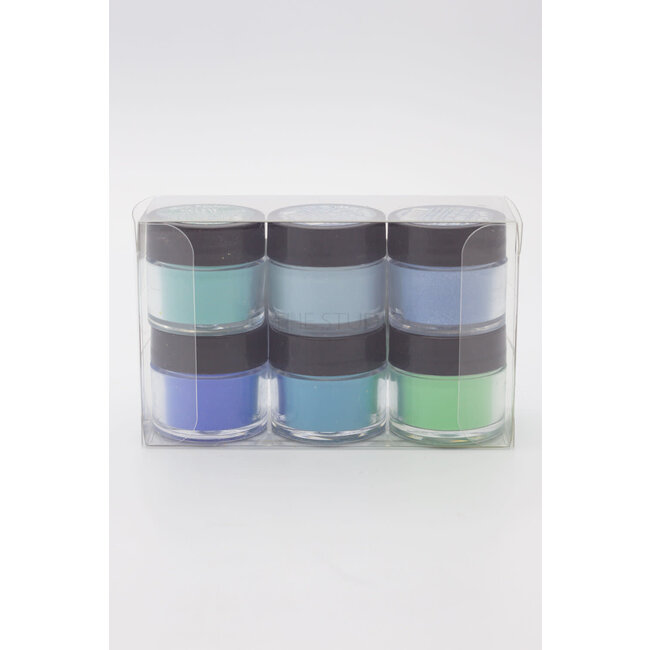Mia Secret - Nail Art Powder - Blue Lovers - 6 count