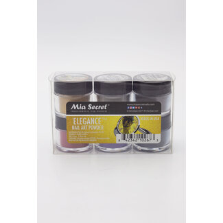 Mia Secret Mia Secret - Nail Art Powder - Elegance - 6 count