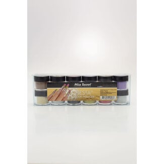 Mia Secret Mia Secret - Nail Art Powder - Fiesta - 12 count