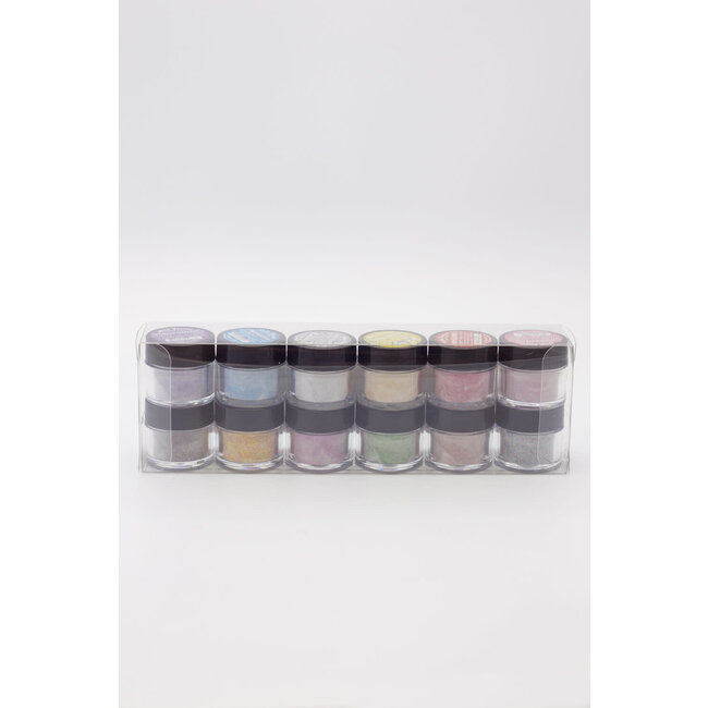 Mia Secret - Nail Art Powder - Glitter - 12 count