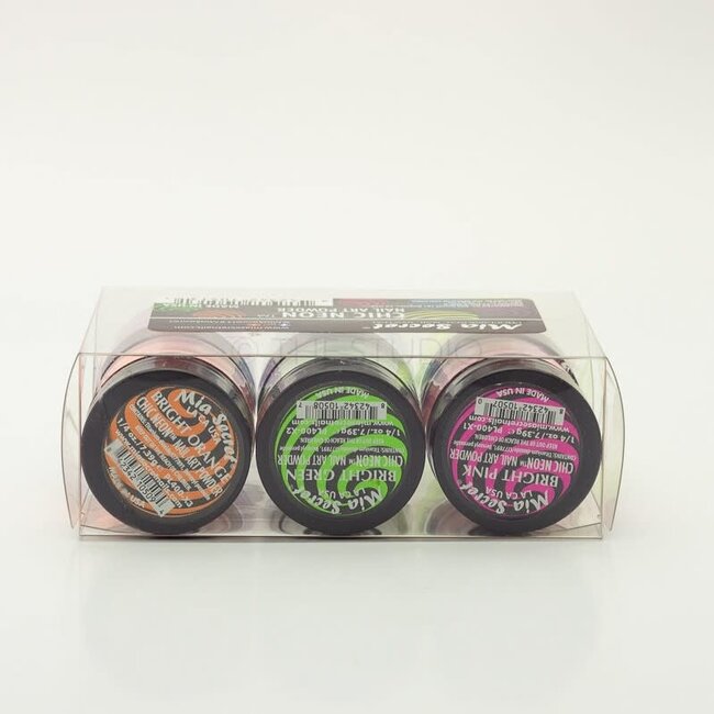 Mia Secret - Nail Art Powder - Chic Neon - 6 count