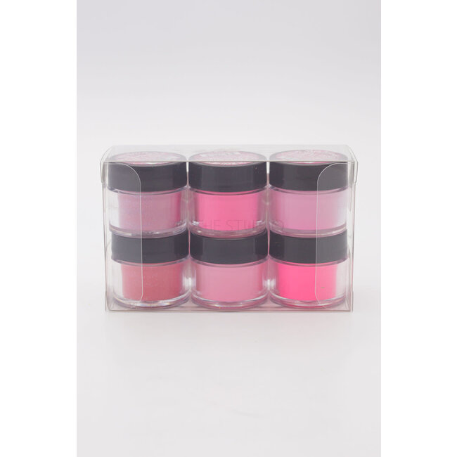 Mia Secret - Nail Art Powder - I Love Pink - 6 count