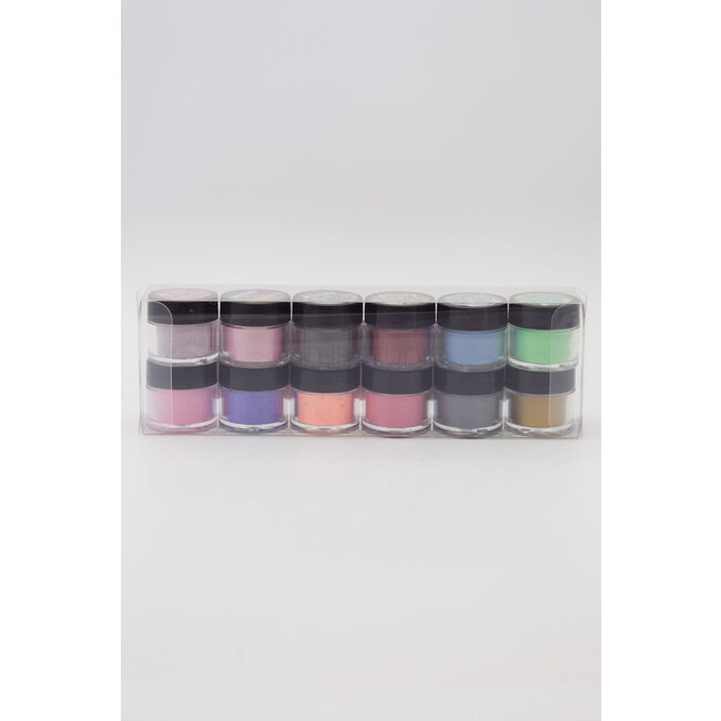 Mia Secret - Nail Art Powder - Iconic - 12 count