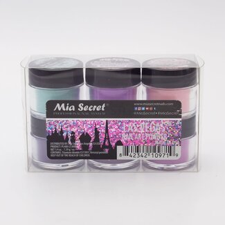 Mia Secret Mia Secret - Nail Art Powder - Las Vegas - 6 count