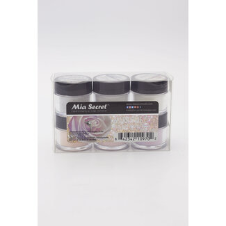 Mia Secret Mia Secret - Nail Art Powder - Marry Me - 6 count