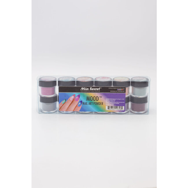 Mia Secret - Nail Art Powder - Mood - 12 count