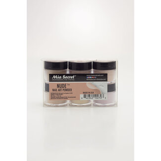 Mia Secret Mia Secret - Nail Art Powder - Nude - 6 count