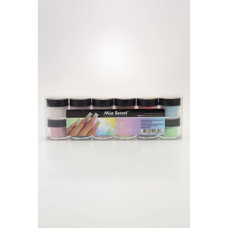 Mia Secret Mia Secret - Nail Art Powder - Pearl - 12 count