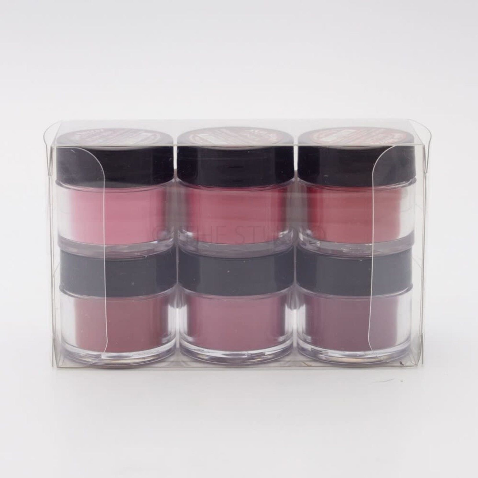 Mia Secret Red Gift Nail Art Powder - 6 Pcs