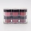 Mia Secret Mia Secret - Nail Art Powder - Red Gift - 6 count