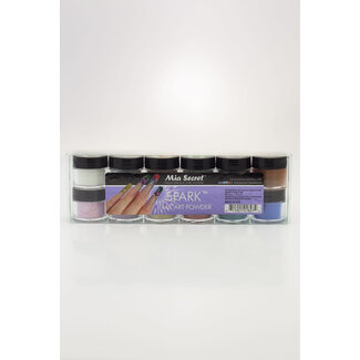 Mia Secret Mia Secret - Nail Art Powder - Spark - 12 count
