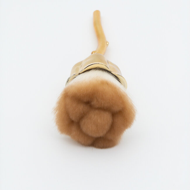 The Studio - Rose Dust Brush - Brown/ White