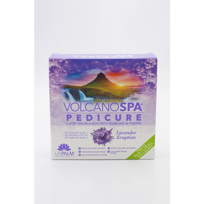 LA PALM Volcano Spa - Pedi Box - Lavender Eruption - 1 ct