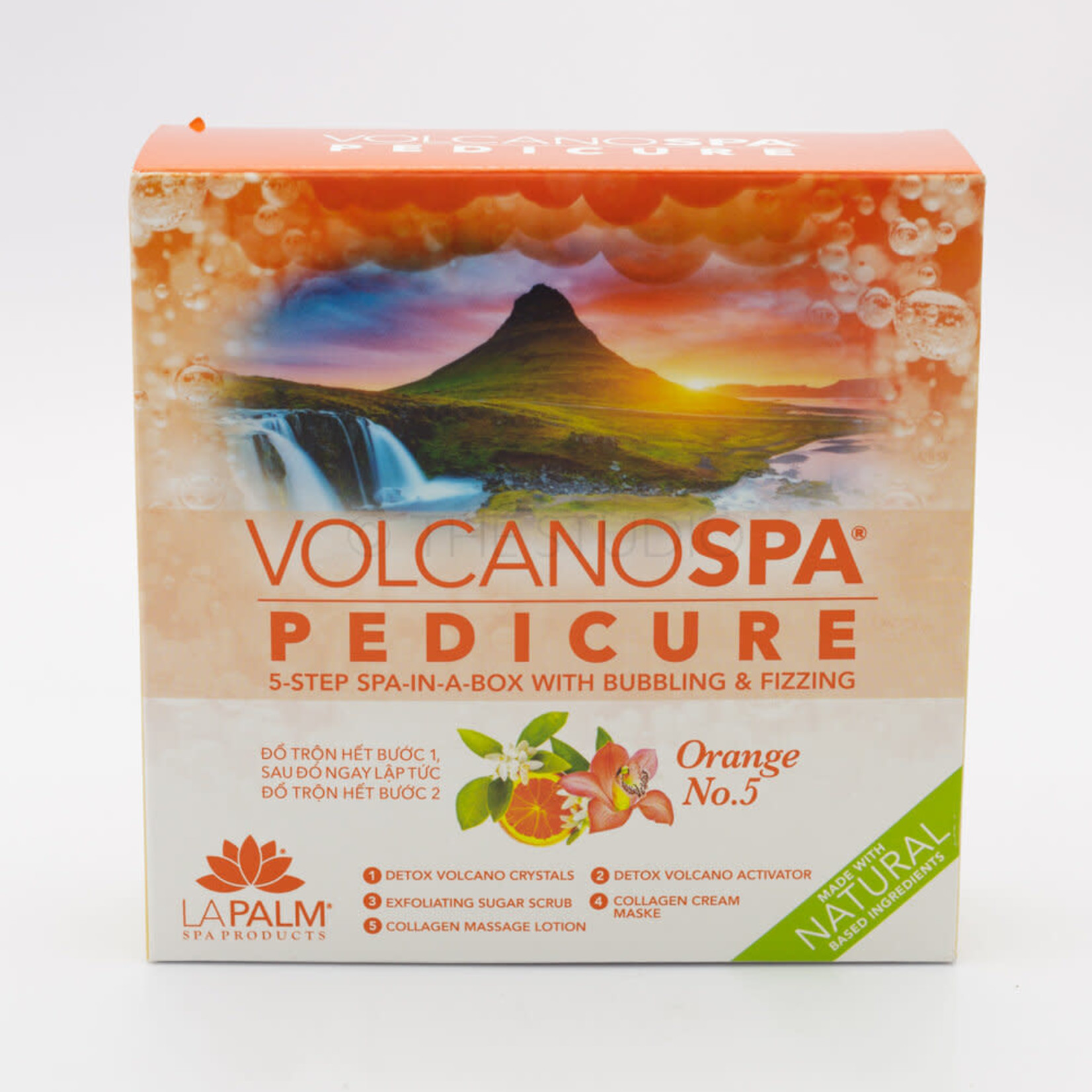LA PALM Volcano Spa - Pedi Box - Orange #5 - 1 ct