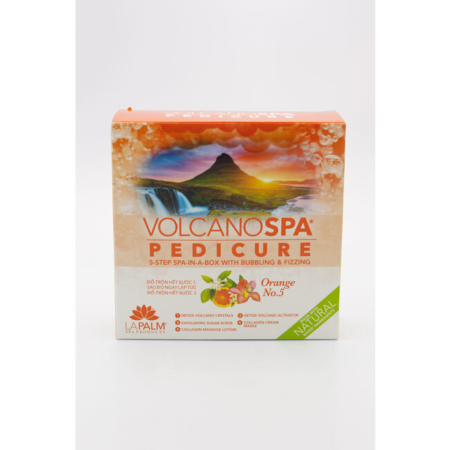 LA PALM Volcano Spa - Pedi Box - Orange #5 - 1 ct
