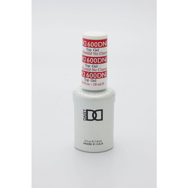 DND - Gel - 600 - No Cleanser Top Coat - 0.5 oz