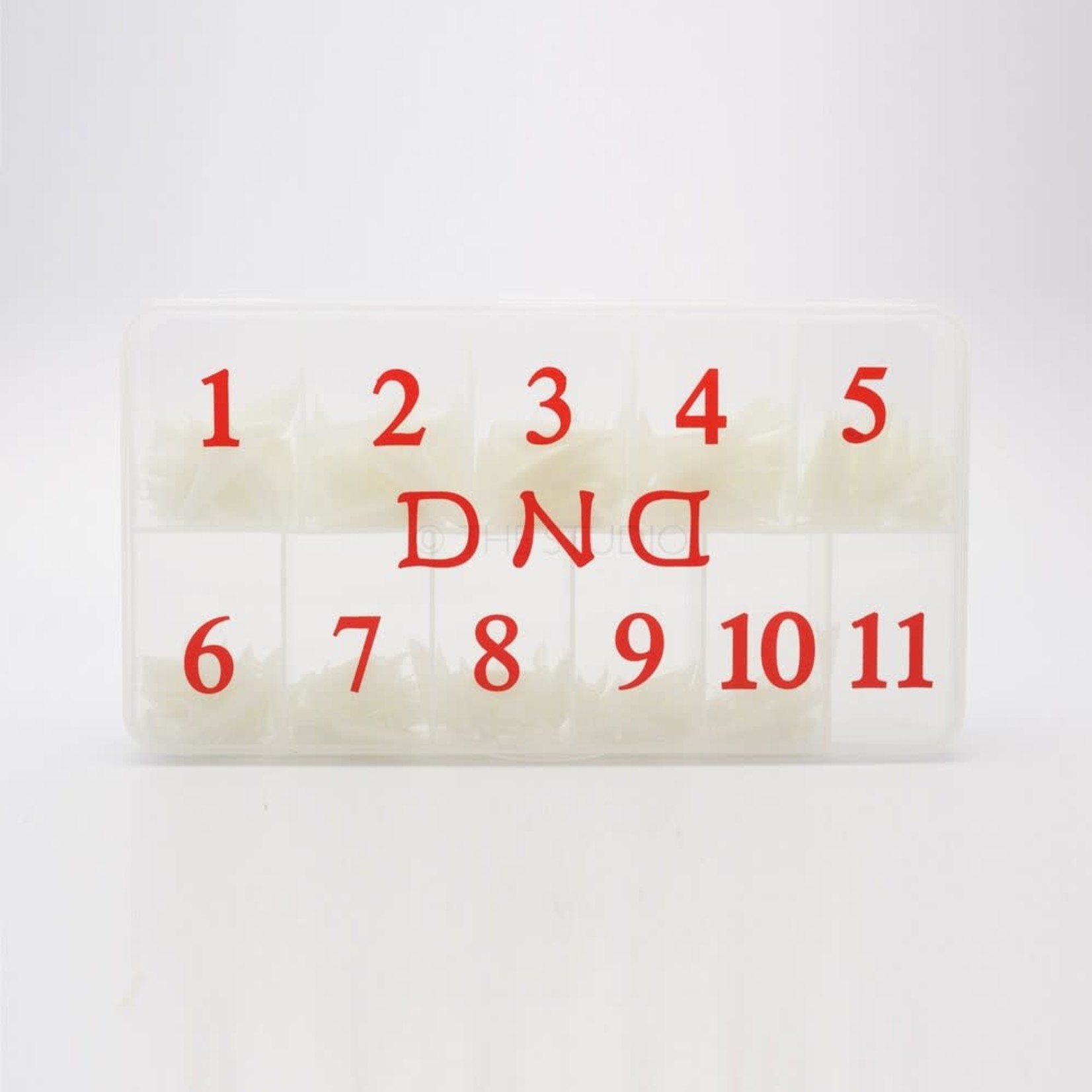 DND DND - Nail Tip Box - Stiletto Natural