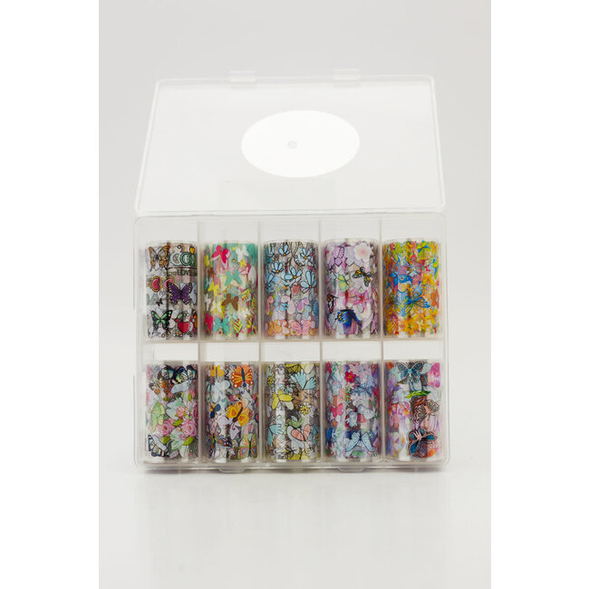 The Studio The Studio - Transfer Foil Pack #07 - Floral Butterflies