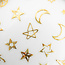 Heart Moon Stars Sticker - Gold - 432
