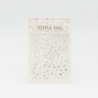 The Studio Heart Moon Stars Sticker - Silver - 317