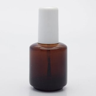 Berkeley Empty Nail Polish Bottle - Amber Brown - 0.5 oz