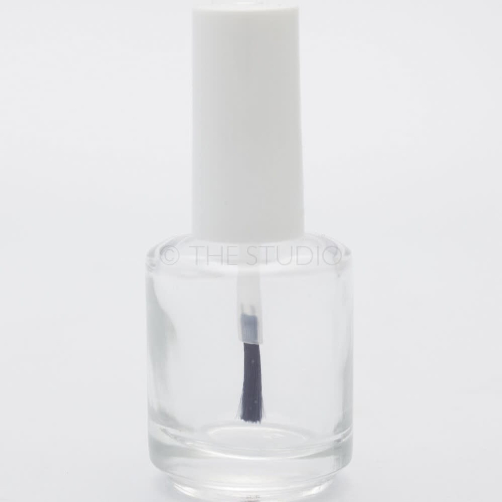 Empty Nail Polish Bottle - Clear - 0.5 oz