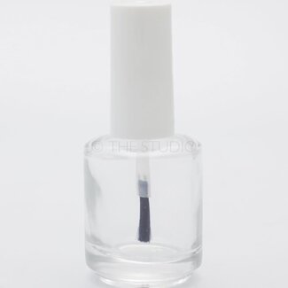 Empty Nail Polish Bottle - Clear - 0.5 oz