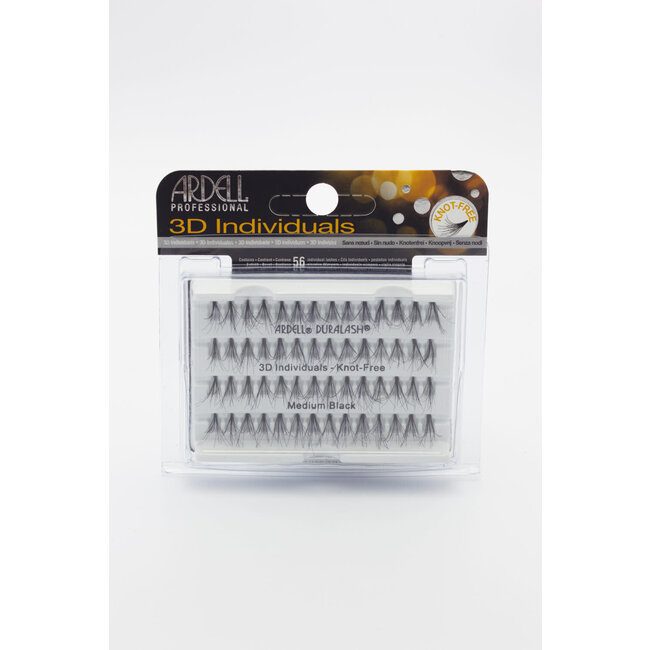 Ardell - 3D Individuals - Knot-Free - Medium Black