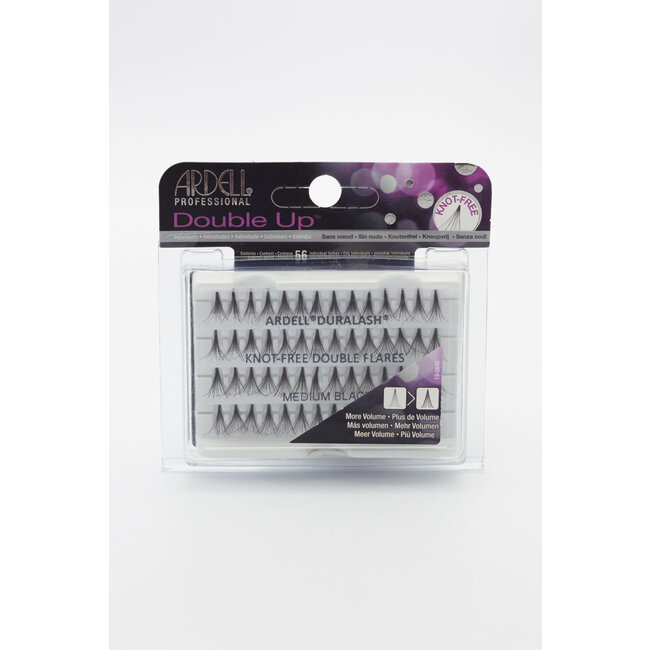 Ardell Ardell - Double Up - Knot-Free Double Flares - Medium Black