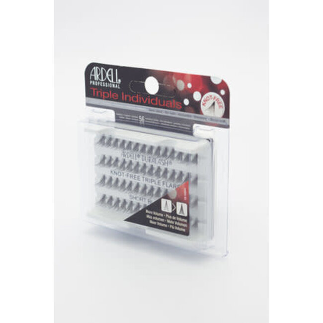 Ardell - Triple Individuals - Knot-Free Triple Flares - Short Black