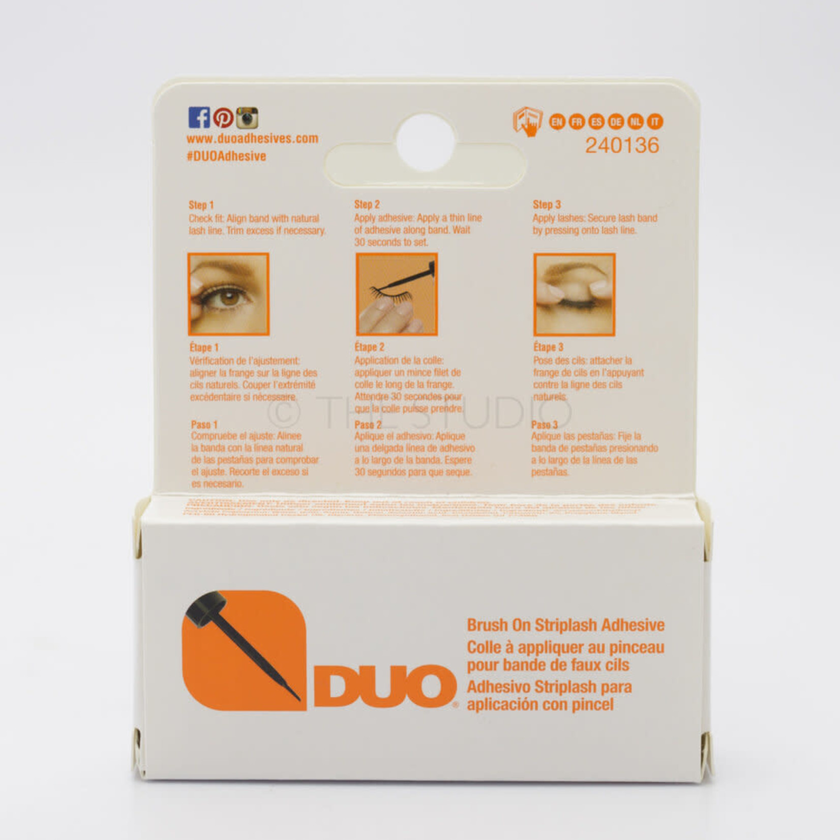 Duo - Brush On Striplash Adhesive - Dark Tone