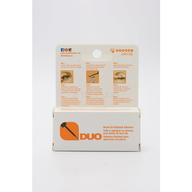 Duo - Brush On Striplash Adhesive - Dark Tone