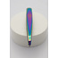 Satin Edge - Slant Tip Titanium Tweezers - Neo Chrome