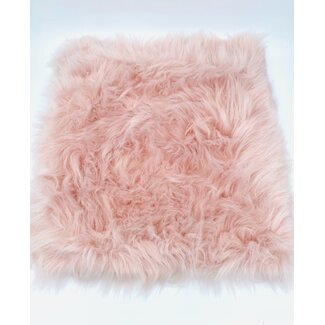 Display Photo Mat - Light Pink Fluffy - 15"x15"