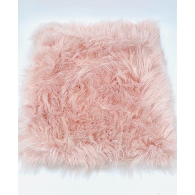 Display Photo Mat - Light Pink Fluffy - 15"x15"