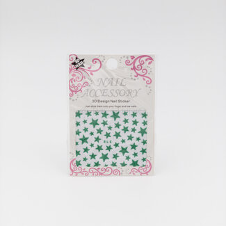 The Studio Stars Sticker - Green - 3D Nail