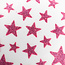Stars Sticker - Hot Pink - 3D Nail